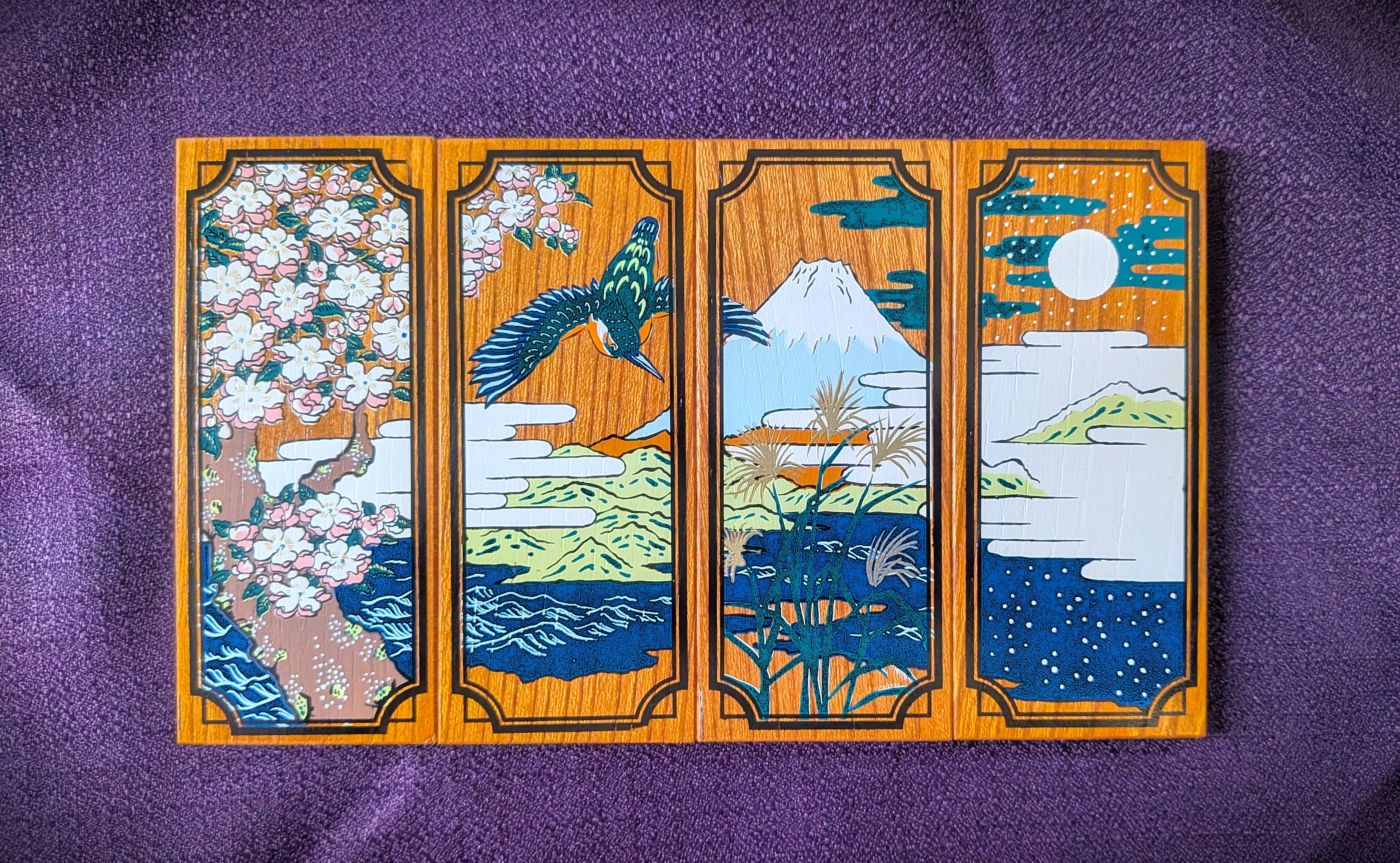 飾って、遊んで、語り合う。屛風絵の美を楽しむ木札ボードゲーム